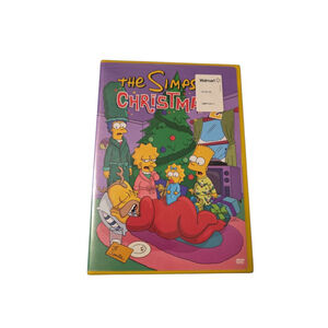The Simpsons Christmas DVD One Size Yellow Purple #339